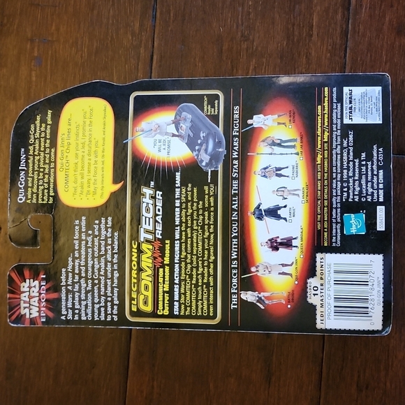 Star Wars Episode 1 Qui-Gon Jinn with Lightsaber - Picture 2 of 2